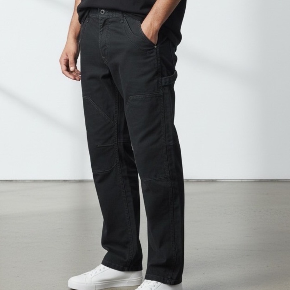 JACK & JONES Men's  Workwear Pants Stan Anti Fit Jeans Dark Charcoal‎ 34x28